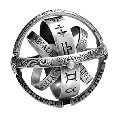 Astronomical Ball Ring Cosmic Finger Ring